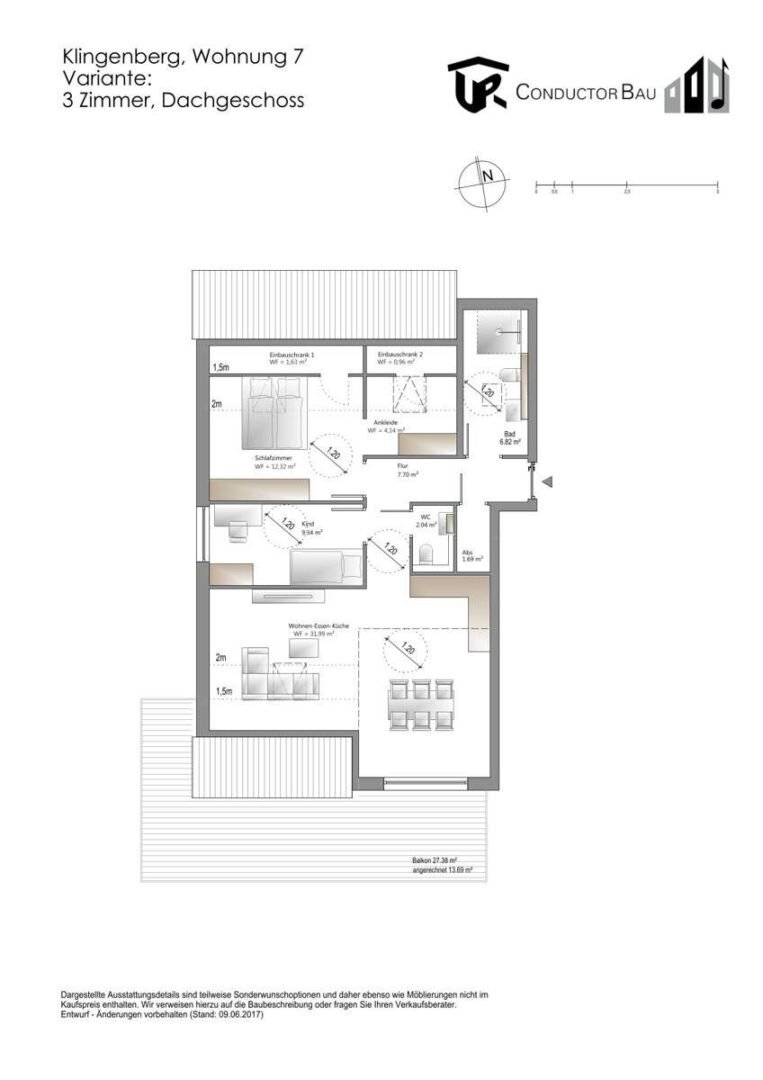 Wohnungsgrundriss