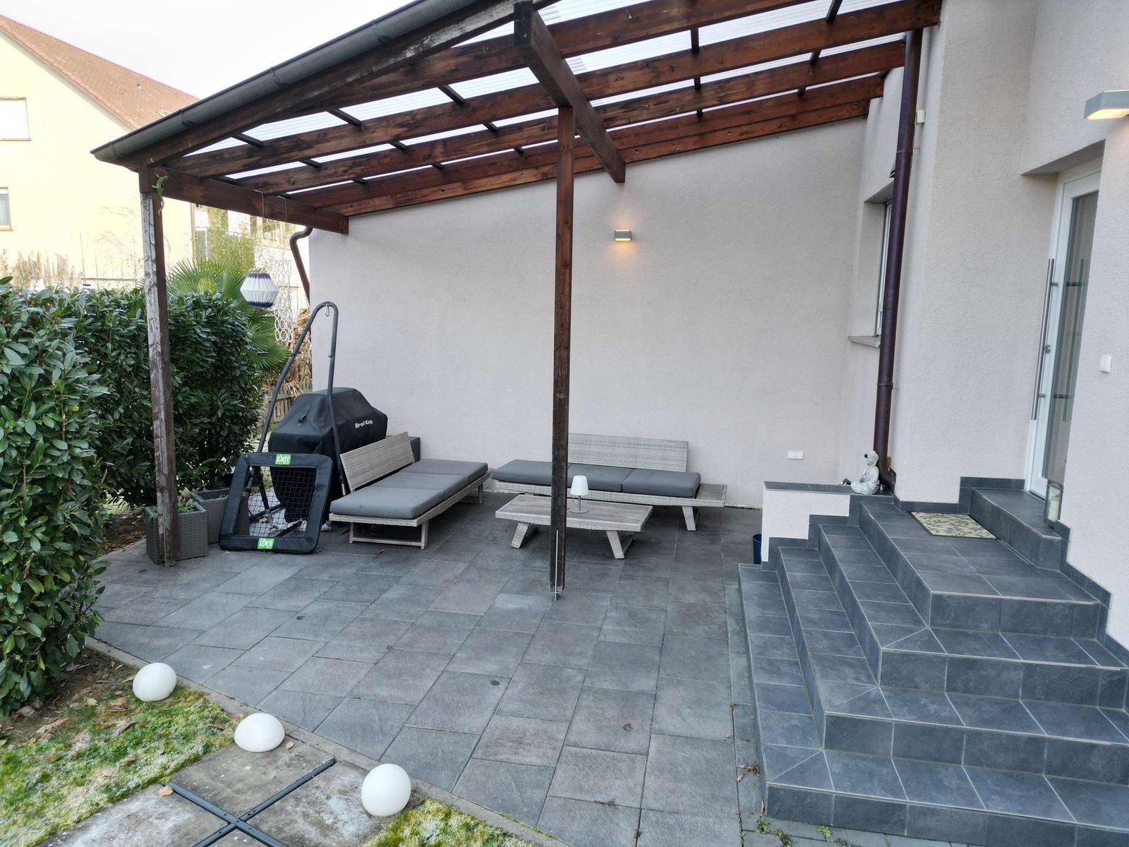 Überdachte Terrasse