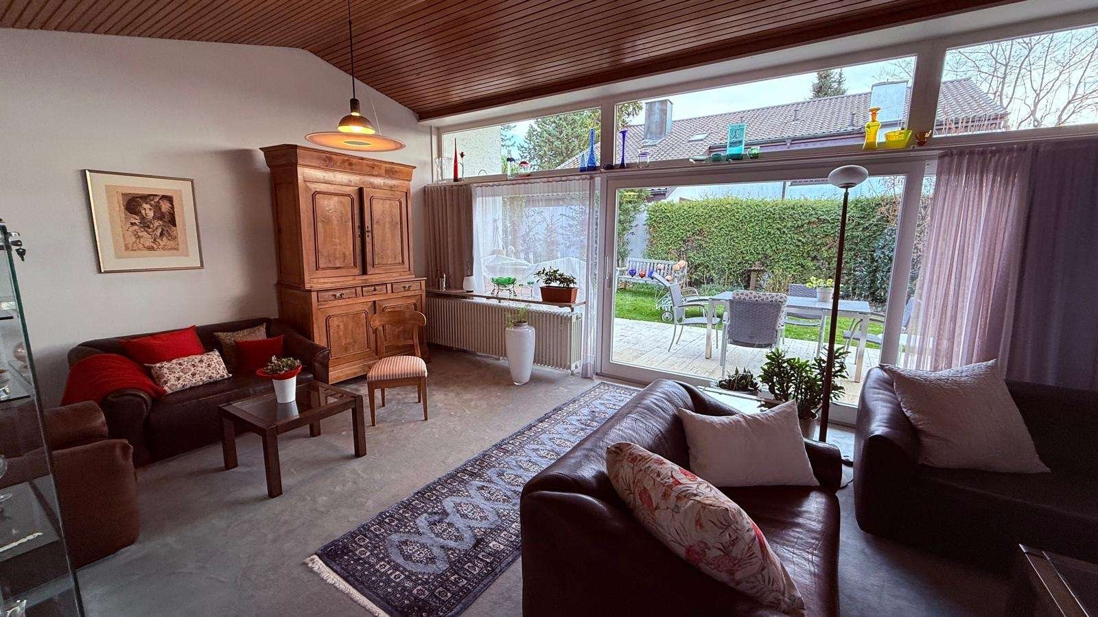 Austritt auf die Terrasse und Garten