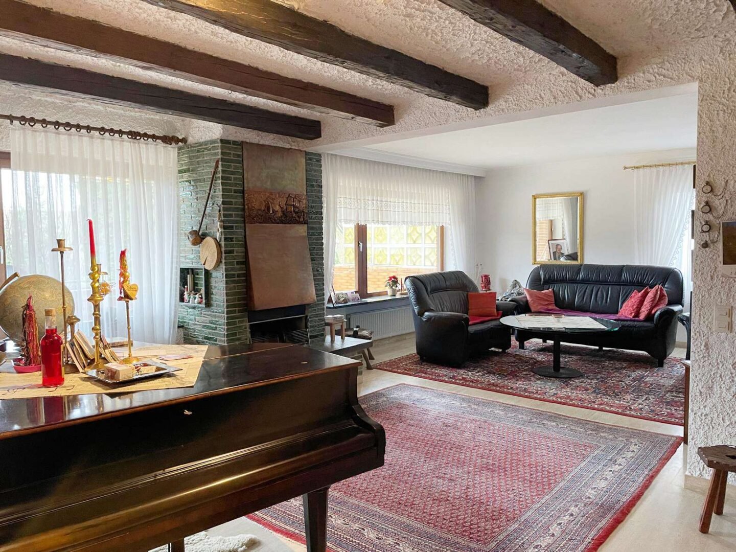 Wohndiele und Wohnzimmer