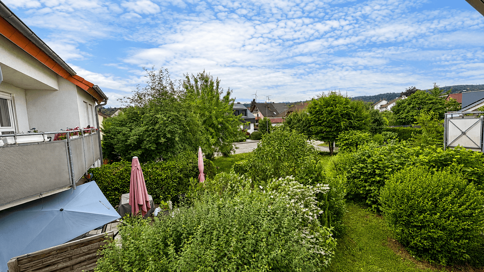 Ausblick Balkon