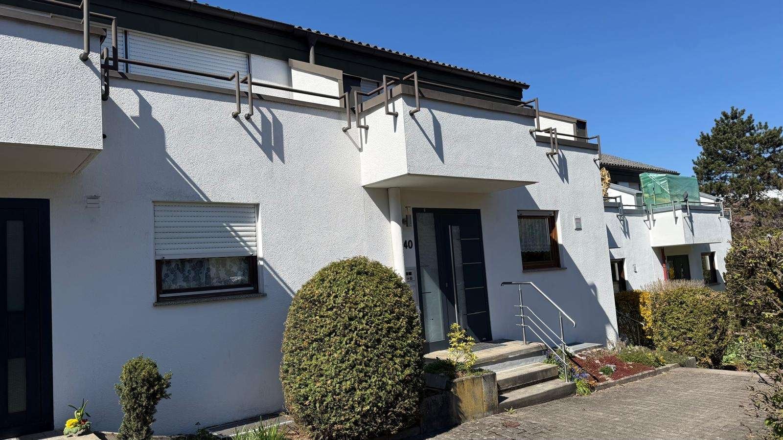 Hausansicht Eingangsbereich