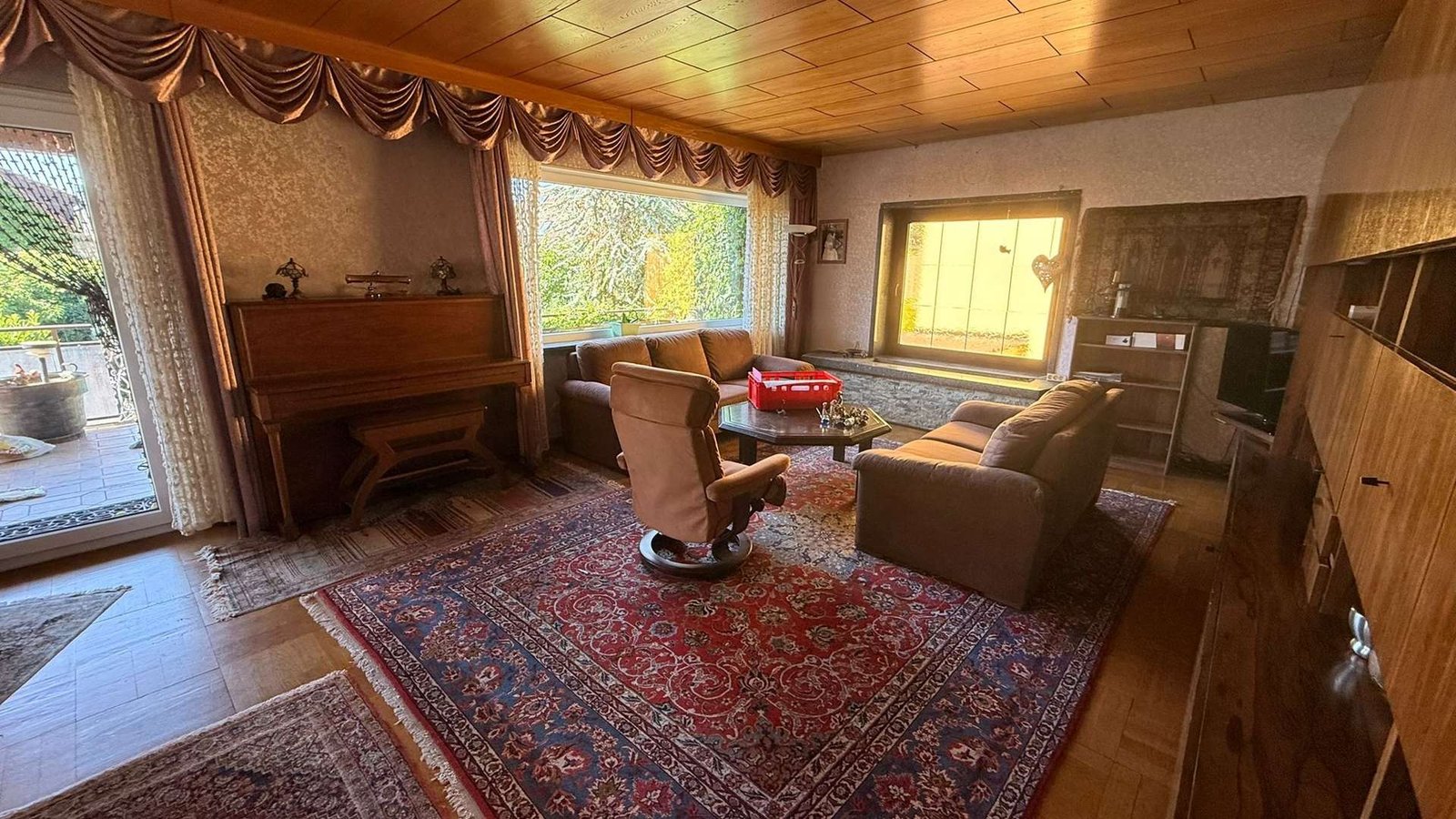 Wohnzimmer Wohnung im OG